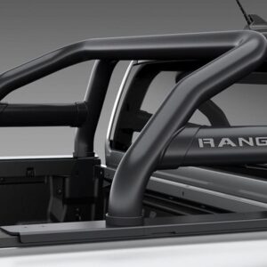 Next Gen Ford Ranger Single Cab Black Sports Bar with Oval Side Tubes For Sale