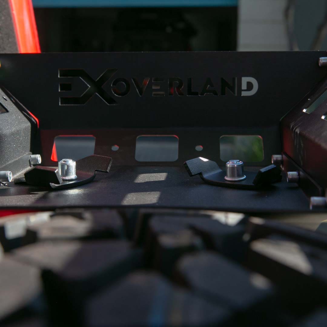 EXoverland Gas Bottle Brackets To Fit Spare Wheel Basket For Sale - Image 2