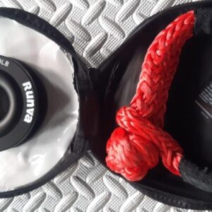 Aluminium Recovery Ring + Soft Shackle Combo 22000LBS For Sale